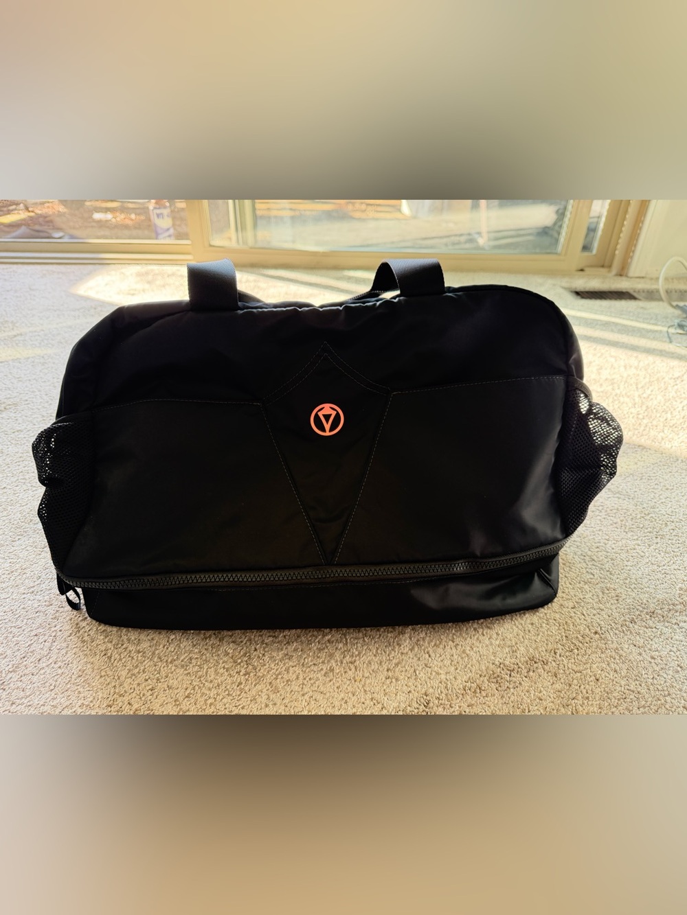LIKE NEW Lululemon Black Weekend Duffel Bag, 34L - Picture 2 of 12